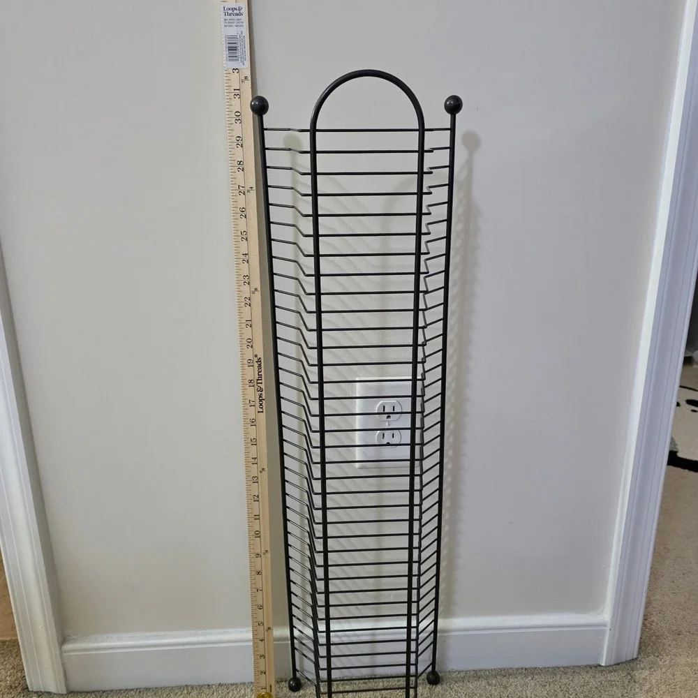 Vintage DVD Video Game Tower Rack Set of 3 Metal Black Media Storage Organizer - Picture 5 of 5